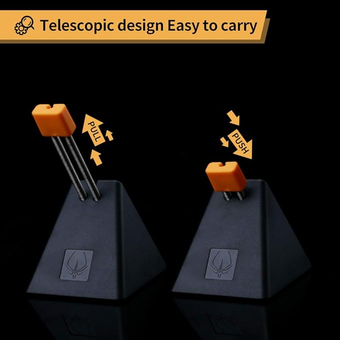 Hotline Games Mouse Bungee, Mouse Cord Clip Cord Management System Fixer Holder - Image 4