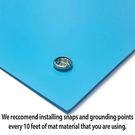 RubberStat Dual Layer ESD Compliant Workstation Rubber Table Mat Kit, Cell - Image 2