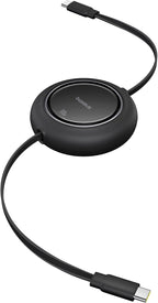 Baseus USB C to USB C Cable, 100W 6.6ft Retractable USB C Fast Charging Cable by Baseus