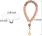 Marble Silicone Beaded Phone Wrist Strap, Cellphone Lanyard - Image 6
