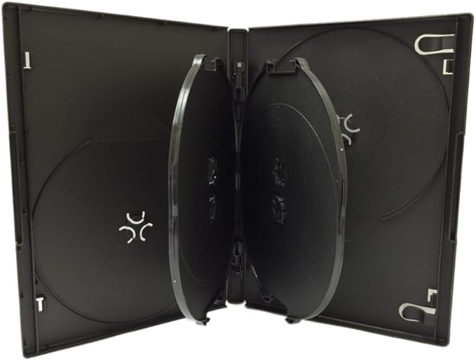 Progo Premium 14mm Standard Size 6-Disc DVD Case by Progo