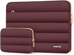 MOSISO 13.3 inch Laptop Case, 13-13.3 inch Puffy Laptop Sleeve Compatible by MOSISO