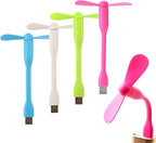Mini USB Fan, Portable Pocket Fan USB-A Powered Little Cooler, Quiet Operation by Soseelnee