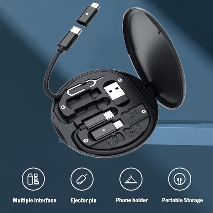 USB C Adapter Cable Kit, Data Transfer Contains Card Slot - Image 2