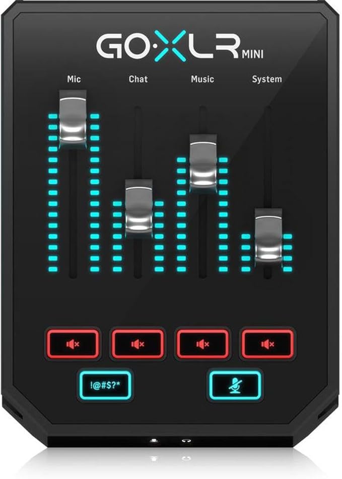 TC Helicon GoXLR MINI Online Broadcast Mixer - Image 9