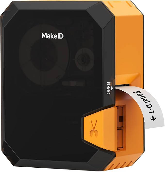 Makeid P31 Industrial Label Maker, Thermal Transfer Label Printer Portable by MakeID