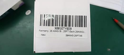 Fermerry 28 AWG Stranded Wire Spool 25ft Each 6 Colors Flexible 28 Gauge - Image 13