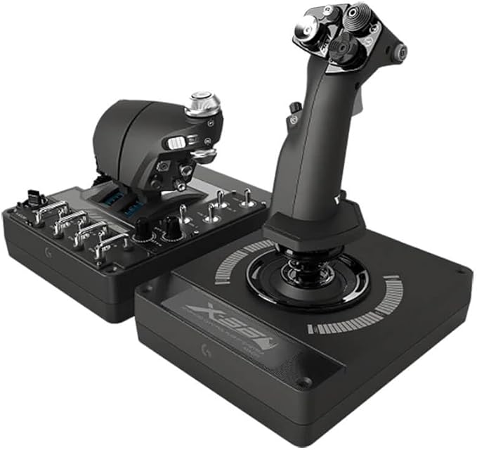 Logitech G X56 H.O.T.A.S Throttle and Joystick Flight Simulator Game Controller by Logitech