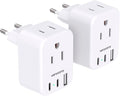 European Travel Plug Adapter for International, HANYCONY Italy Spain Power by HANYCONY