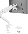 WALI Single Monitor Arm Mount Stand, Adjustable Gas Spring Arm Monitor Mount by WALI