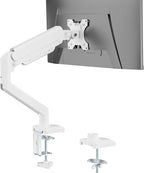 WALI Single Monitor Arm Mount Stand, Adjustable Gas Spring Arm Monitor Mount by WALI