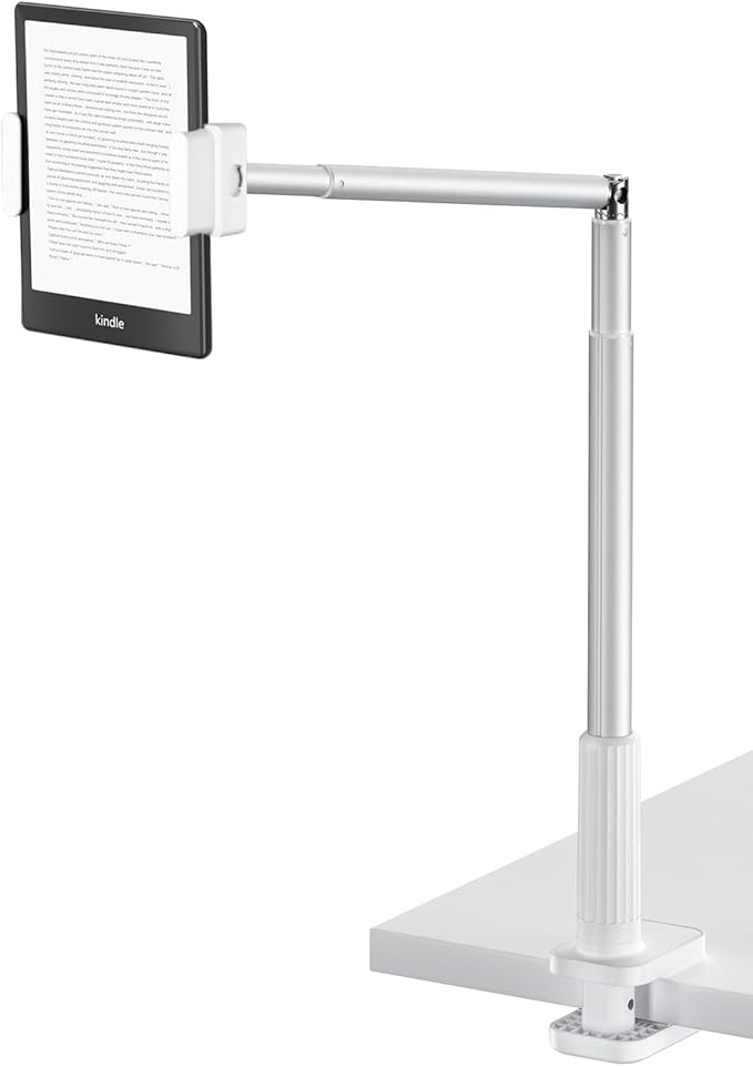 Phone Holder for Bed, 360° Rotation Cell Phone Stand, Flexible Long Arm by SupeDesk