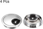 uxcell Cable Hole Cover, 2.4Inch/60mm Zinc Alloy Desk Wire Cord Cable Grommets - Image 4