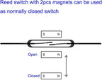 30pcs Reed Switch, Normally Open Magnetic Induction Switch, Miniature Reed - Image 5