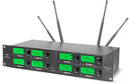 WENWEN Wireless Microphone System UHF 8 Channel 8 Lavalier Bodypacks 8 Lapel - Image 3