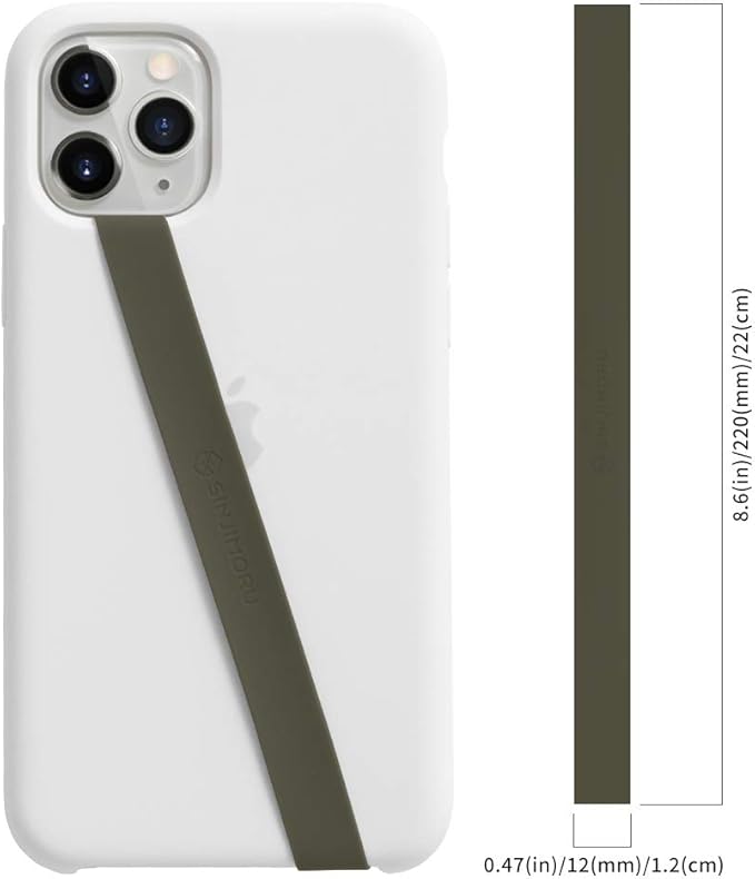 Sinjimoru Stretchable Silicone Phone Strap, Flexible and Elastic Grip Holder - Image 5