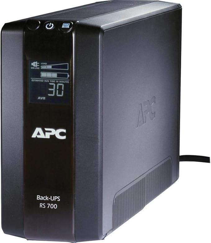 APC Back-UPS Pro 700VA UPS, 420W Battery Backup & Surge Protector, 6 Outlets by APCbySchneider-Electric