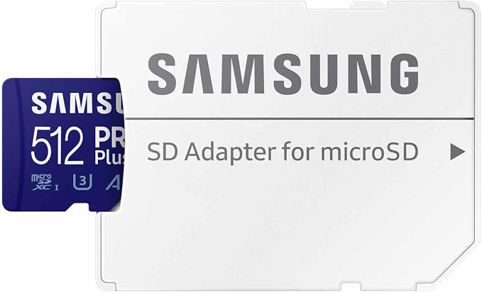 Samsung PRO Plus microSD Memory Card + Adapter, 512GB microSDXC, Full HD & 4K - Image 2