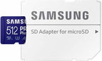 Samsung PRO Plus microSD Memory Card + Adapter, 512GB microSDXC, Full HD & 4K - Image 2