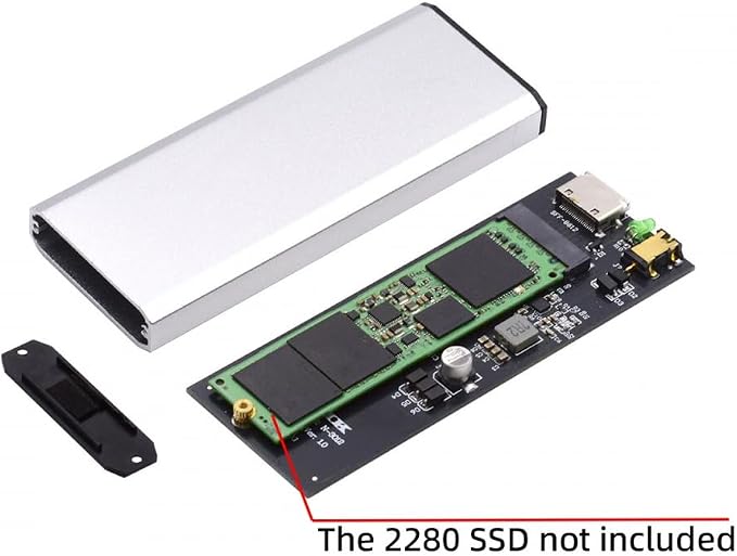 CY External Oculink SFF-8612 SFF-8611 to M.2 NGFF M-Key to NVME PCIe SSD 2280 - Image 9