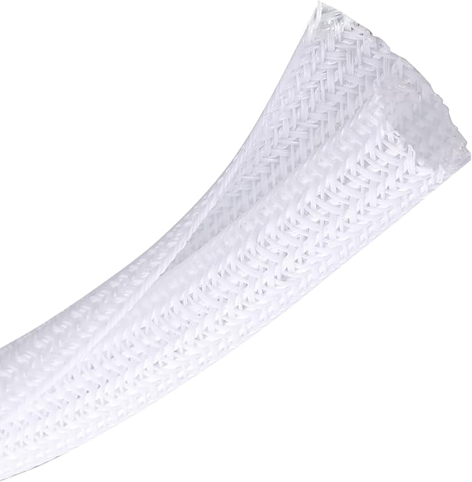CrocSee 25ft - 1 inch Braided Cable Management Sleeve Cord Protector - by CrocSee