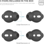 AhaStyle 4 Pairs AirPods Ear Tips Silicone Earbuds Cover Compatible - Image 2