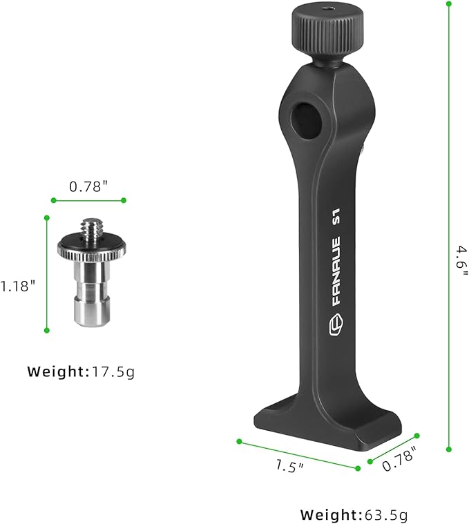 Binocular Tripod Adapter, Binocular Mount 1/4 Inch Threading Mount Aluminium - Image 9