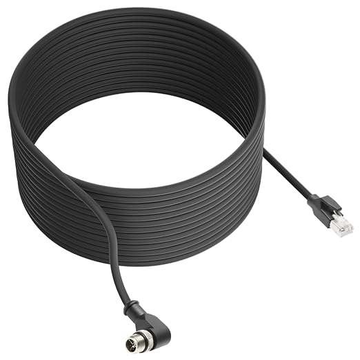 Alvin's Cables M12 X-Code 8 Pin Male to RJ45 Ethernet Cable - Image 5