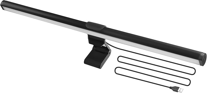 Dual-Sided Screen Light Bar, RGB Atmosphere Backlight & 3 Color Temperatures by ELFJMZP