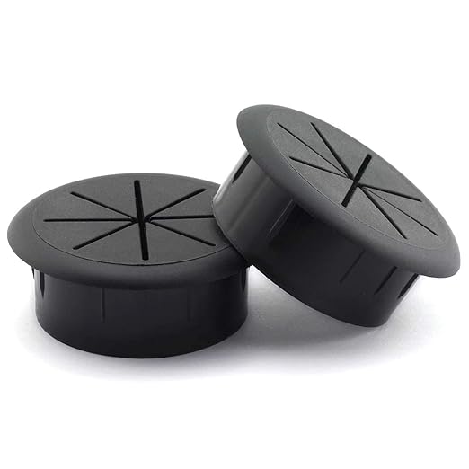 HJGarden 2PCS 2Inch Desk Cord Grommets Wire Cable Hole Cover by HJGarden