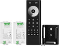 BTF-LIGHTING 5050SMD FCOB COB Dimming RF 2.4GHz Wireless Remote RC01RFB &2PCS by BTF-LIGHTING