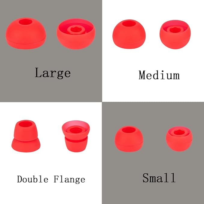 Earbud Replacement Tips Silicone Ear Tips Compatible - Image 3