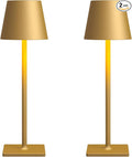 2 Pack Rechargeable Table Lamps, Outdoor Table Lights, Waterproof, Portable by Fizrice
