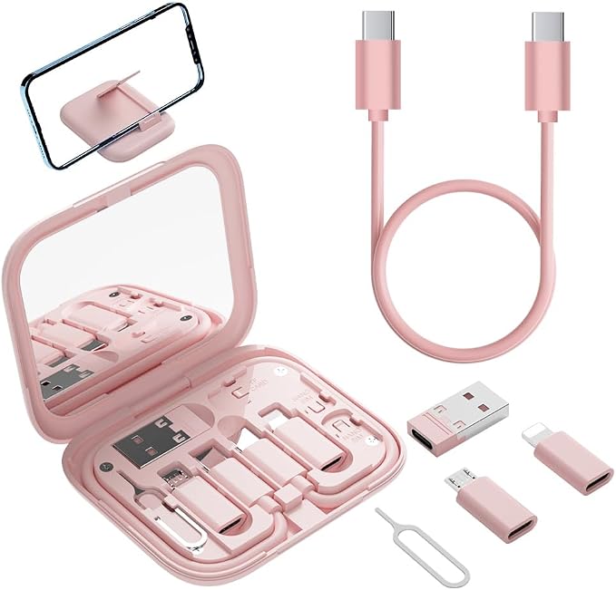USB-C to USB Adapter, USB C Male Cable Box Contains Makeup Mirror/USB C by YANZIE