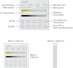 BTF-LIGHTING Wireless 2.4G RF 4 Zone Single Color Wall Mounted Smart Panel - Image 5
