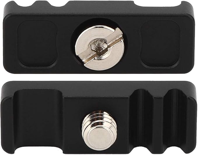 Camera Cage Cable Clamp, CNC Integrated Mounting Clamp, 1/4" Universal Portable by Unknown