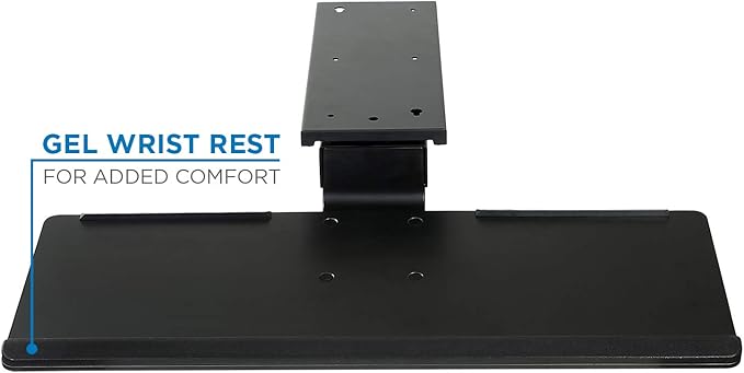 Mount-It! Under Desk Keyboard Tray and Mouse Platform, Ergonomic Computer - Image 5