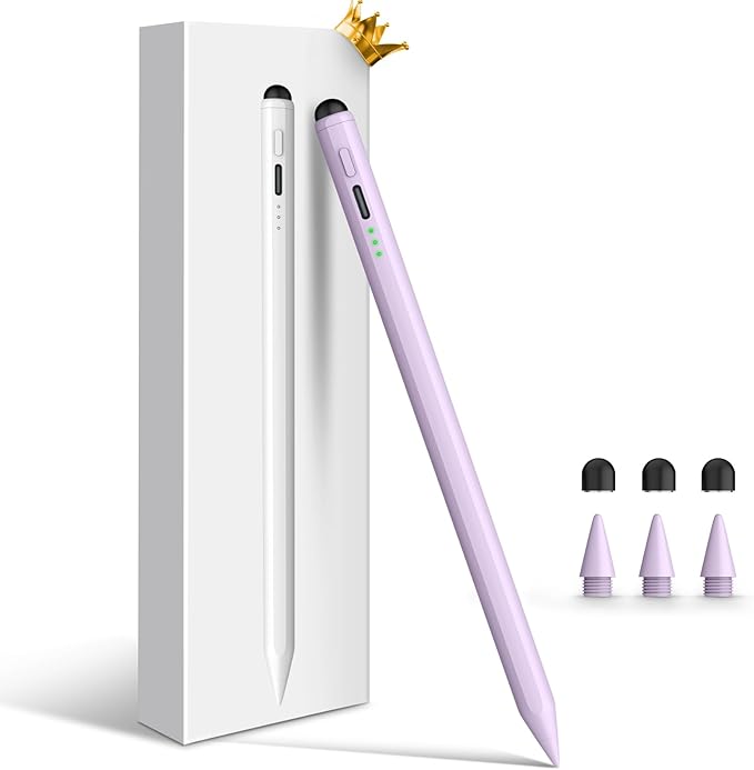 Stylus Pen for iPad, Dual-Tip 13 mins Fast Charge Pencil for Apple, Palm by StylusHome