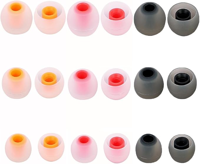 Earbud Tips Ear Bud Tips Soft Anti Slip Washable and Reusable Silicone - Image 7
