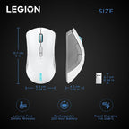 Lenovo Legion M600 RGB Wireless Gaming Mouse – 16, 000 DPI, 9 Programmable - Image 10