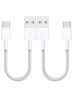 Woven USB-C Cable for Apple iPhone 16 Pro Max Charger MFi Certified Short by SOMZU