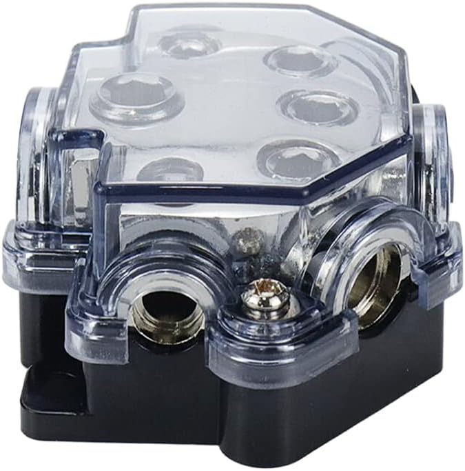 2pc Power Distribution Block Car Audio 1 in 5 Ways Out Car Audio Distributions - Image 8