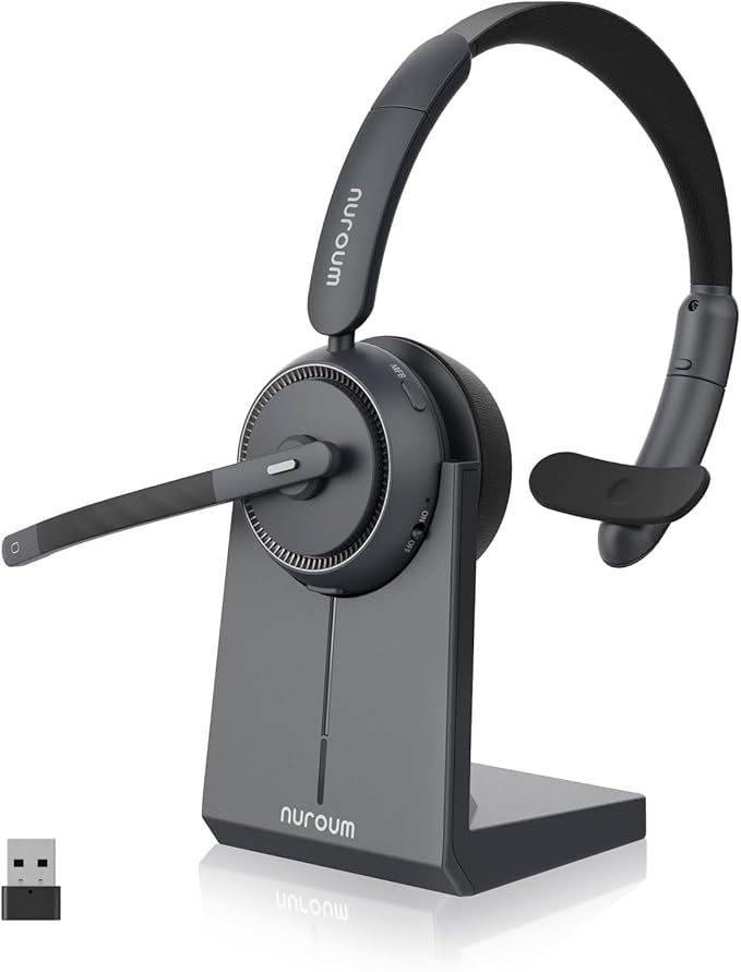NUROUM HP31S Single Ear Wireless Headset by Nuroum