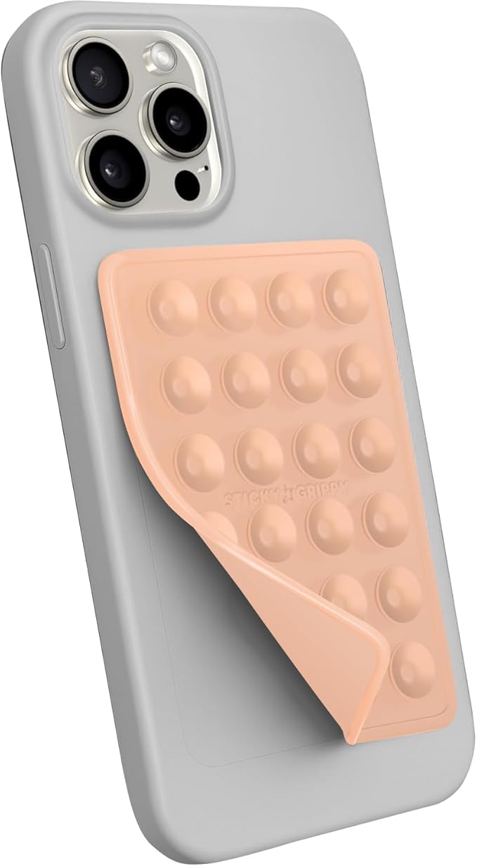 Suction Phone Case Mount, Sillicon Adhesive Phone Accessory by StickyGrippy