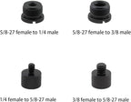 TAODAN 8PCS Black and Silver Aluminum Alloy Microphone Adapter Screws Set - Image 5