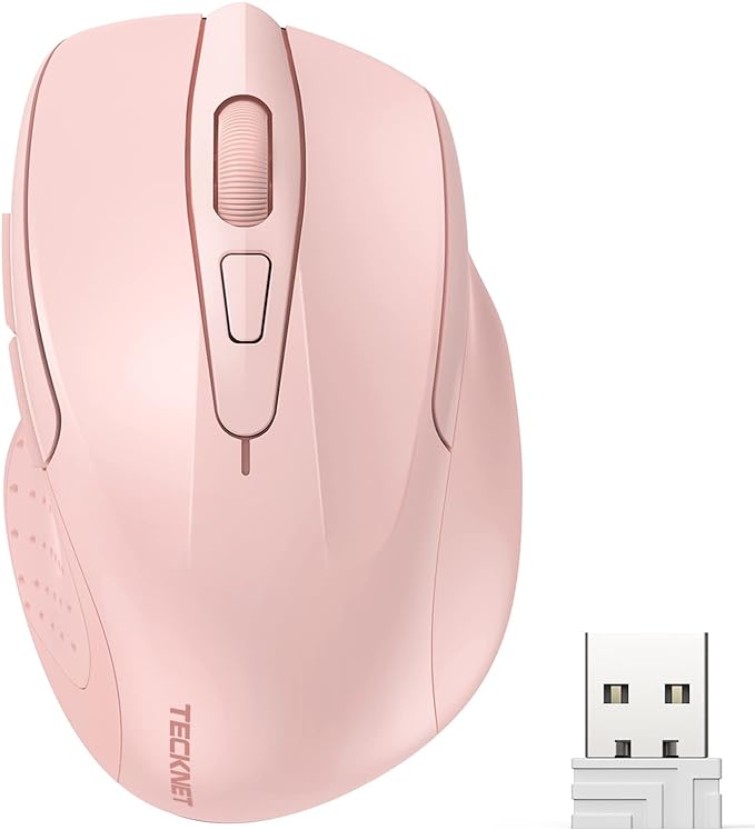 TECKNET Wireless Mouse, 2.4G Ergonomic Optical Mouse, Computer Mouse by Tecknet