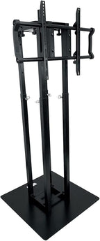 Rockville RTP33-TV Black Totem DJ Speaker/Lighting Stand, Detachable TV Mount - Image 8