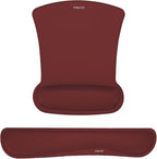 MOSISO Wrist Rest Support for Mouse Pad & Keyboard Set, Ergonomic Mousepad by MOSISO
