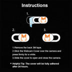 Laptop Camera Cover Slide 3 Pack Ultra Thin Slide Computer Webcam Covers - Image 5