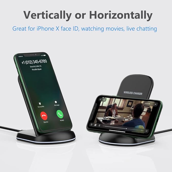 Yootech Wireless Charger, 10W Max Wireless Charging Stand, Compatible - Image 3
